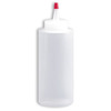 A Picture of product 966-255 12 oz Cylinder Bottle with Applicator Tip.
