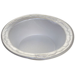 Placesetter® Satinware Non-Laminated Foam Bowl.  4 oz./5 oz.  White Color.