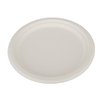 A Picture of product 240-216 SCT® ChampWare™ Heavyweight Bagasse Dinnerware,  Plate, 10", White, 500/Carton  Compostable.