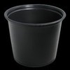 A Picture of product 967-496 Black Plastic Portion Cup. 5.5 oz. 2500/cs. For use with 400PCL lid.