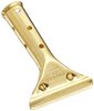 A Picture of product 571-205 Unger GoldenClip Window Pro Brass Squeegee Handle with Screw Lock. Made of professional quality solid brass. Handle can be attached be attached to any Unger pole with a press fit.