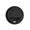 A Picture of product 120-263 SOLO® Cup Company Traveler® Drink-Thru Lid,  10-24oz Cups, Black, 100/Sleeve, 10 Sleeves/Carton