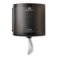 SofPull® High Capacity Centerpull Towel Dispenser. Smoke color.