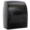 A Picture of product 967-407 Kimberly-Clark Professional* Electronic Touchless Roll Towel Dispenser. 12.63 X 16.13 X 10.2 in. Translucent Smoke color.  DISCONTINUED BY KC.  SUGGESTED KC REPLACEMENT # 48857.