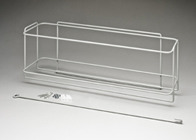 Spartan Wire Storage Rack with Lock. Holds 4 Gallon Containers.