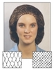 A Picture of product 973-229 Hair Net. Black. Lightweight nylon. Fire retardant. 10 boxes of 144 each.