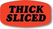 Little Grabber Label. Printed "Thick Sliced." 1000 labels/roll.