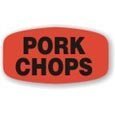 Little Grabber Label. Printed "Pork Chops." 1000 labels/roll.