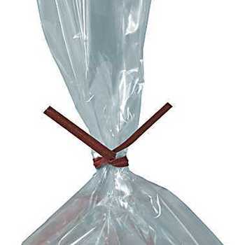Paper Twist Ties. 12" x 5/32". White. Bending Wire Coil.