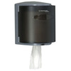A Picture of product 967-338 Kimberly Clark Professional* Roll Control Center-Pull Towel Dispenser. Smoke color.