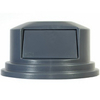 A Picture of product 966-268 Rubbermaid BRUTE® Dome Top for 2655 Container. Gray. 27.25" dia x 14.5" h.