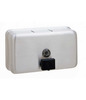 A Picture of product 966-386 ClassicSeries® Surface-Mounted Soap Dispenser.  Stainless Steel.  40 oz. Capacity.