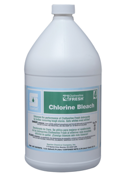 Clothesline Fresh™ #4 Chlorine Bleach.  1 Gallon, 4 Gallons/Case