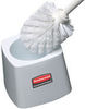 A Picture of product 968-408 Rubbermaid Toilet Bowl Brush Holder. Fits 6310 Brush. 5" L. White.