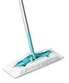 A Picture of product 973-915 Swiffer® Sweeper® Mop, 10 x 4.8 White Cloth Head, 46" Green/Silver Aluminum/Plastic Handle