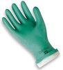 A Picture of product 972-282 Sol-Vex® Nitrile Glove, Embossed, Flock-Lined.  15 mil.  13" Long.  Size 8 (Medium).