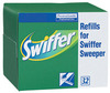 A Picture of product 601-707 Swiffer® Sweeper Dry Refill Cloths, White, 10 5/8" x 8", 32/Box, 6 Boxes/Carton