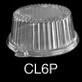 A Picture of product 967-545 Dart Clear High Dome Cover for 6" Plates. Water-tight seal. 500/cs. For use with 6PWC, 6PWCR,6PWQ, 6PHQ, 6PBQ, 6PWF.