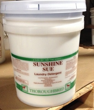Sunshine Sue Laundry Detergent, Lemon Scent.  Powder Detergent with Brighteners, 50 lb. Pail