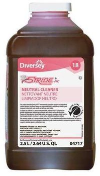 Stride Floral Neutral Cleaner.  2.5 Liter Bottle. Fresh floral fragrance. Non dulling and rinse free.