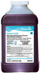 Expose 11 Phenolic Disinfectant Deodorizor. 2.5 Liter Bottle. 2/cs. Purple in color with citrus scent. Cleans, disinfects and deodorizes in one step.