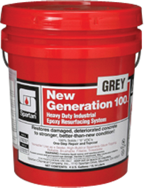 New Generation 100® Grey. 100% solids, low viscosity liquid epoxy. Solvent free. No vapor. No VOC. Very low odor. No thinning needed. Water free. 5 gallon pail.