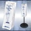 A Picture of product 967-006 WET UMBRELLA BAGS SMALL. 8" X 24" + 1".  .70 MIL.  HDPE.  CLEAR BAG PRINTED BLUE.