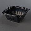 A Picture of product 969-706 PresentaBowls® Pro Square Polypropylene Bowls. 12 oz. Black.