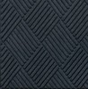 A Picture of product 966-754 Waterhog™ Diamond Fashion Border Entrance-Scraper/Wiper-Indoor/Outdoor Floor Mat. 4 X 6 ft. Charcoal.