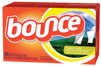 Bounce® Fabric Softener Sheets. Outdoor Fresh™ scent. 6 boxes.