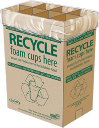 Foam Cup Recycling Kit 11" x 20" x 26"