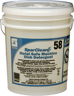 SparClean® Metal Safe Machine Dish Detergent.  5 Gallon Pail.