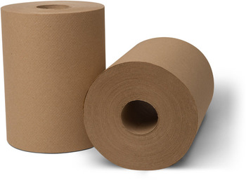 Tork® Controlled (Proprietary/Strategic) Roll Towels. 8 in X 425 ft. Natural color. 12 rolls.