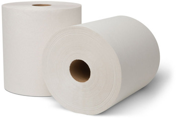 Tork® Controlled (Proprietary/Strategic) Roll Towels. 8 in X 630 ft. White. 6 rolls.