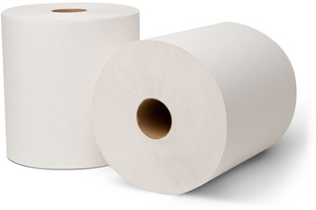 Tork® Controlled (Proprietary/Strategic)  Roll Towels. 8 in X 800 ft. White. 6 rolls.