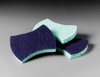 A Picture of product 980-856 Scotch-Brite™ PROFESSIONAL Power Sponge #3000, 2.8 x 4.5, 0.6" Thick, Blue/Teal, 20/Carton