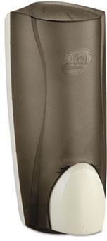 Dial® Liter-Capacity Liquid Soap Dispenser. Smoke.