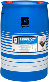 Square One®.  Extra Heavy-Duty Wax and Finish Stripper.  55 Gallon Drum.