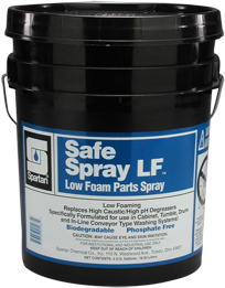 Safe Spray LF®.  Low Foam Parts Spray.  5 Gallon Pail.