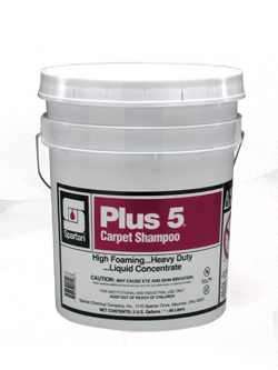 Plus-5®.  Heavy Duty Carpet Shampoo.  5 Gallon Pail.