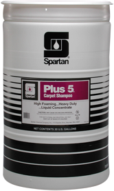 Plus-5®.  Heavy Duty Carpet Shampoo.  30 Gallon Drum.