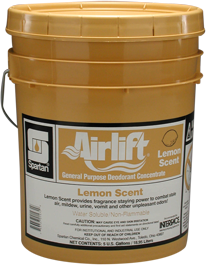 Airlift® Lemon Scent General Purpose Deodorant Concentrate.  5 Gallon Pail.
