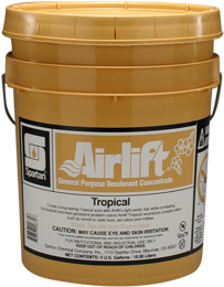 Airlift® Tropical.  General Purpose Deodorant Concentrate. Tropical Scent.  5 Gallon Pail.
