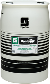 Consume®.  Cleaner, Odor Eliminator, Stain Remover, and Drain Maintainer.  55 Gallon Drum.