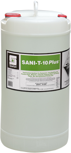 Sani-T-10® Plus.  Quat-Based, Food Contact Sanitizer.  15 Gallon Drum.