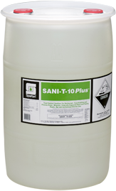 Sani-T-10® Plus.  Quat-Based, Food Contact Sanitizer.  30 Gallon Drum.