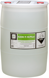 Sani-T-10® Plus.  Quat-Based, Food Contact Sanitizer.  55 Gallon Drum.