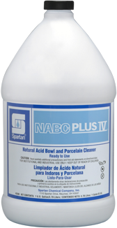 NABC Plus IV®.  Natural Acid Bowl and Porcelain Cleaner.  1 Gallon.