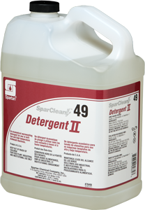 SparClean® Detergent II #49.  Non-Chlorinated Warewashing Detergent.  1 Gallon, 4 Gallons/Case.