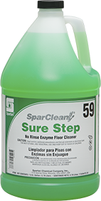 SparClean® Sure Step #59.  Enzyme Floor Cleaner.  1 Gallon.
